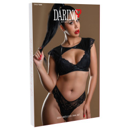 DARING Intimates Ensemble Soutien-Gorge et String Noelia Noir
